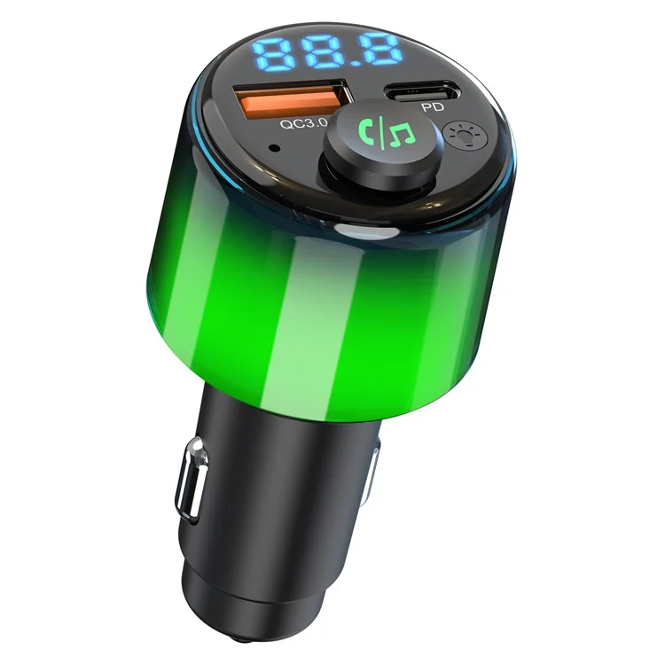 BC90 Car FM MP3 Player Bluetooth Transmitter PD 30W + QC 18W Fast Charging Charger with Ambient Light

Trasmettitore FM MP3 per auto BC90 con Bluetooth, caricatore PD da 30W + caricatore QC da 18W con ricarica rapida e luce ambiente