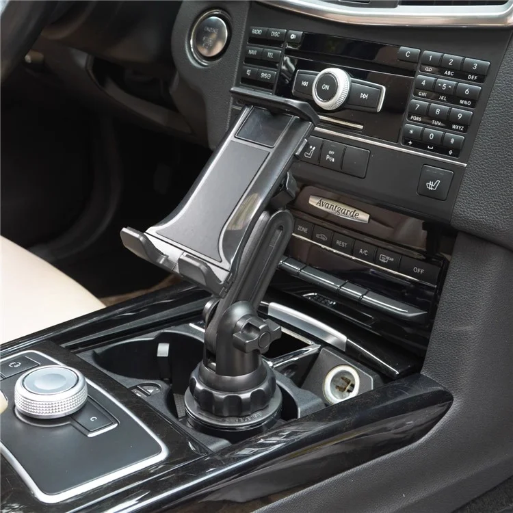 2 In 1 360 Degree Rotating Car Cup Holder Mount Phone Bracket Tablet Stand