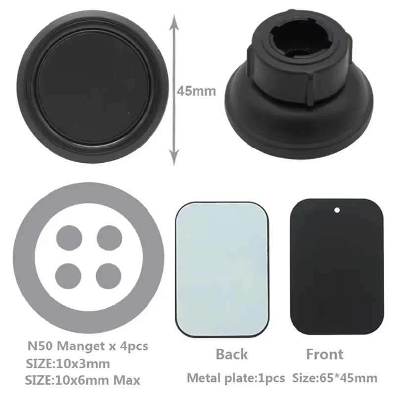 Car Cup Holder Tablet Mount 360 Degree Rotatable Magnetic Cell Phone Holder Bracket