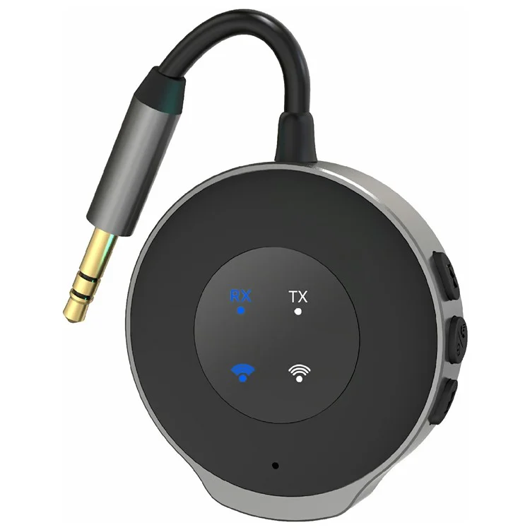 Trasmettitore ricevitore Bluetooth 5.3 per auto 2 in 1 Adattatore audio per streaming musicale wireless