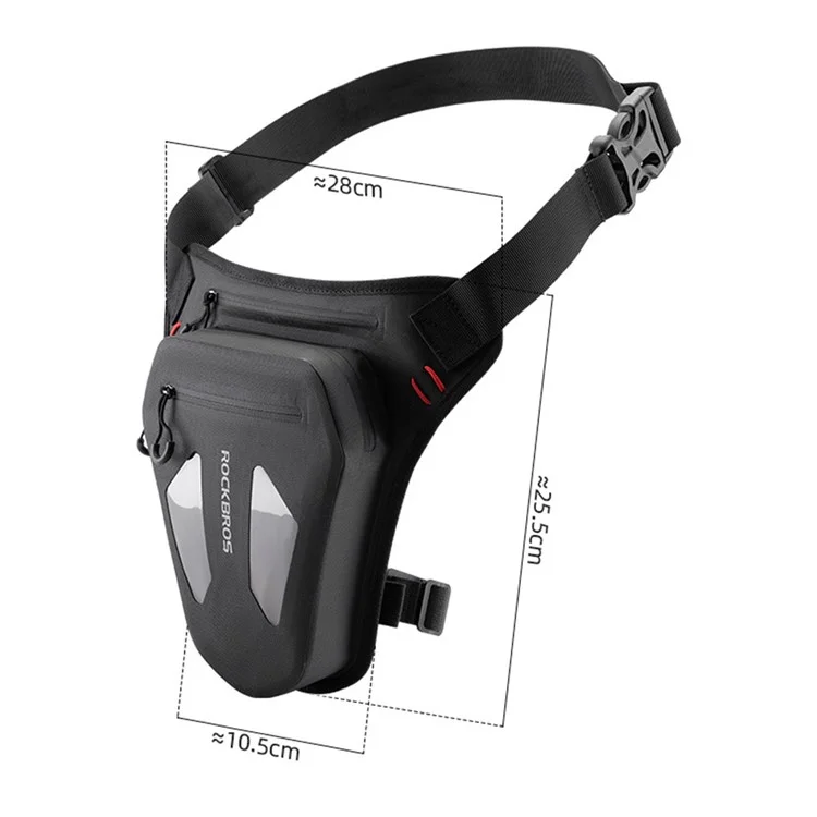 ROCKBROS 3017001801 / AS-081-1 Motorcycle Rider Leg Bag Unisex Waist Pack Crossbody Chest Bag