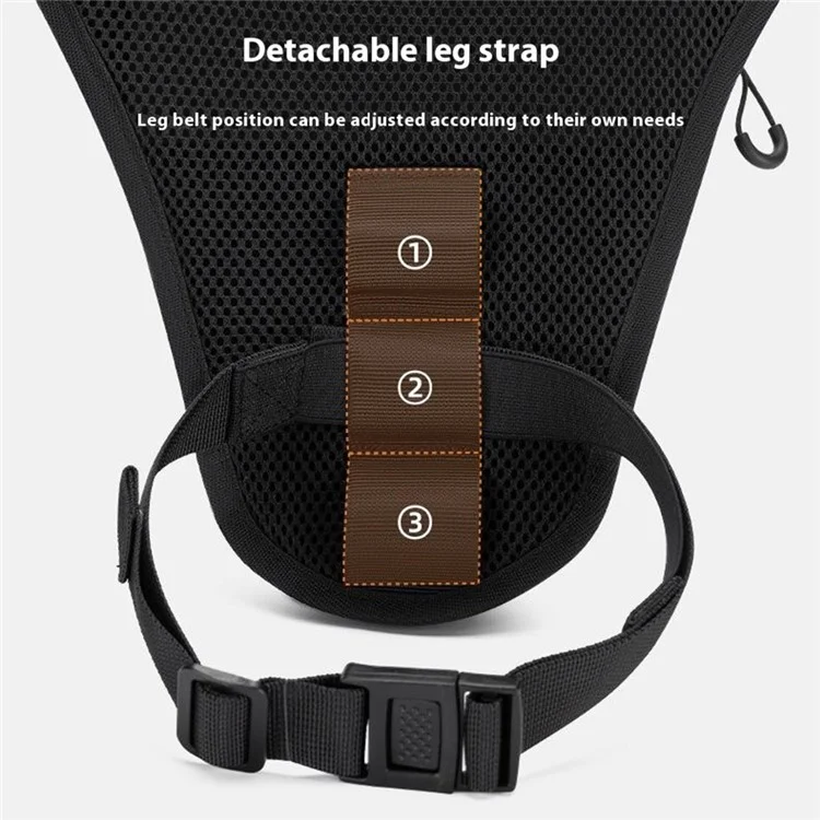 ROCKBROS 3017001801 / AS-081-1 Motorcycle Rider Leg Bag Unisex Waist Pack Crossbody Chest Bag