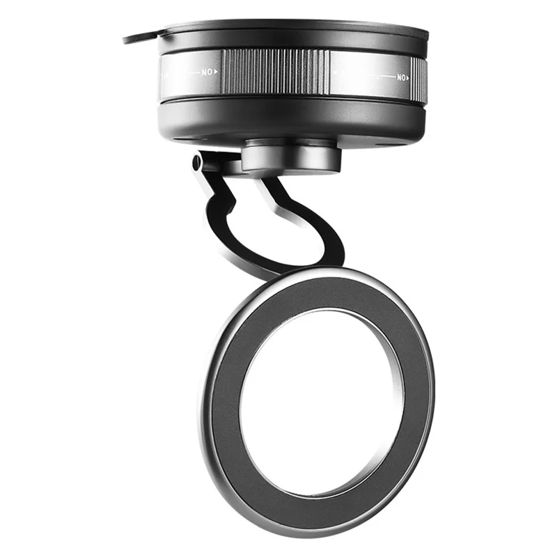 S11 Dashboard Magnetic Car Phone Holder 360° Rotation Foldable Alloy Mobile Phone Mount