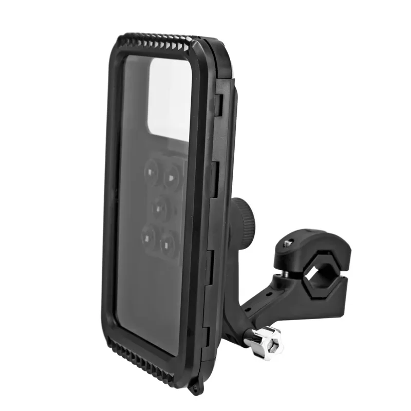 Bike Phone Mount Waterproof Case Motorcycle Bicycle Electric Scooter Rotatable IPX4 Cellphone Holder