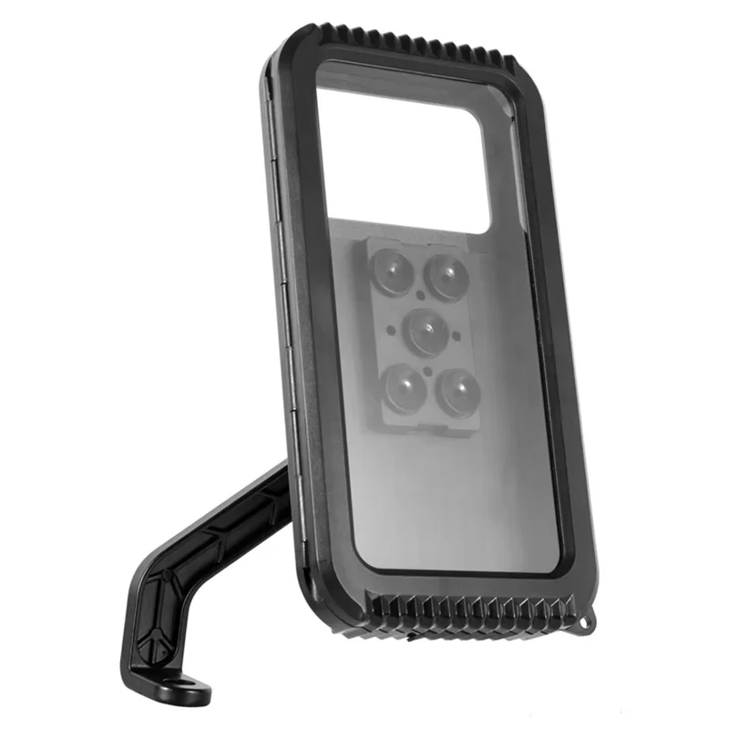 Motorcycle Bike Electric Scooter Phone Mount Rearview Mirror Holder Waterproof Case
