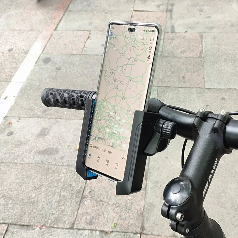 Soporte de Móvil para Bicicleta Giratorio para E-Bike, Motocicleta, Cochecito y Carro de Golf