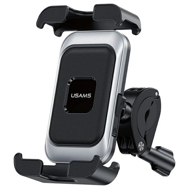 USAMS ZJ082 Bike Motorcycle Universal Phone Mount Holder Handlebar Rearview Mirror Bracket