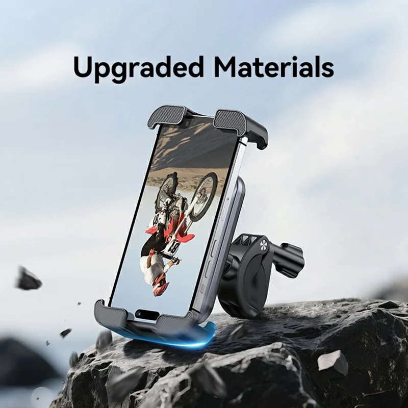 USAMS ZJ082 Bike Motorcycle Universal Phone Mount Holder Handlebar Rearview Mirror Bracket