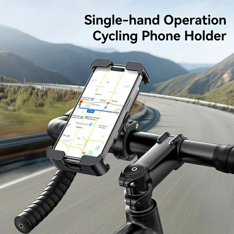 USAMS ZJ082 Bike Motorcycle Universal Phone Mount Holder Handlebar Rearview Mirror Bracket