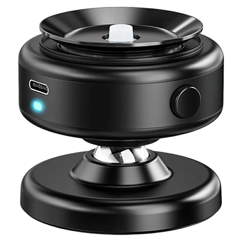 X90 Magnetic Car Phone Mount 360 Degree Rotation Strong Suction Dashboard Phone Holder - Black