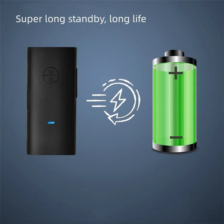 Receptor HQ-S80 Bluetooth 5.1 Con Control de Volumen de Ranura de Tarjeta TF de 3.5 mm Salida Aux Para Disfrutar de Hifi Clear Sound