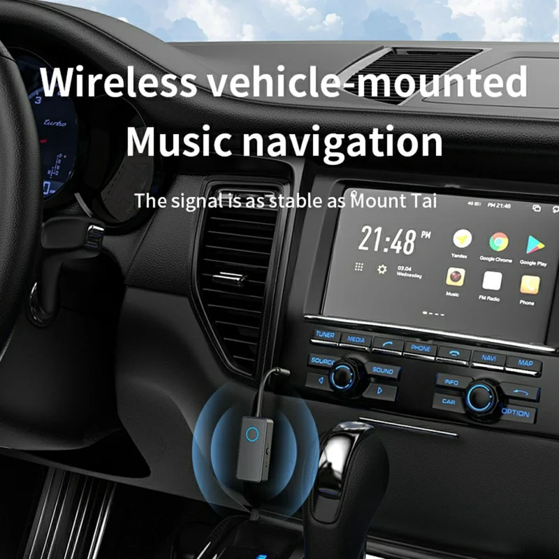 M30 2 In 1 Bluetooth-compatible 5.4 Audio Receiver Transmitter for Car TV AUX Stereo Wireless Adapter