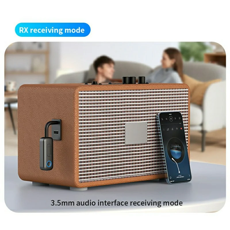 M33 2 In 1 Bluetooth-compatible 5.4 Receiver Transmitter for Car AUX TV Wireless Audio Adapter