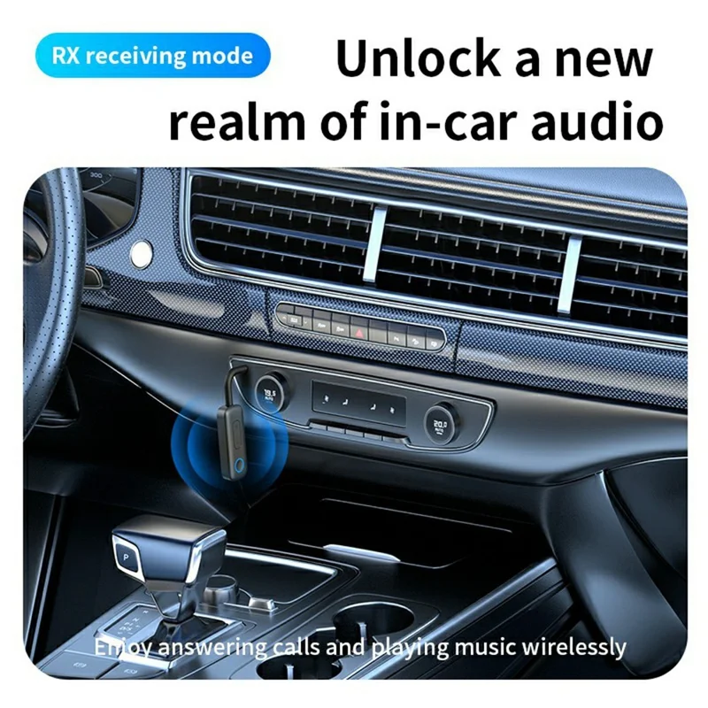 M33 2 In 1 Bluetooth-compatible 5.4 Receiver Transmitter for Car AUX TV Wireless Audio Adapter