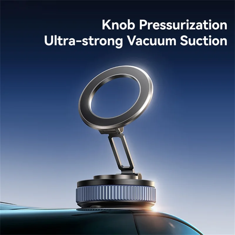 USAMS ZJ084 Vacuum Suction Cup Magnetic Phone Mount Holder 720-Degree Rotation