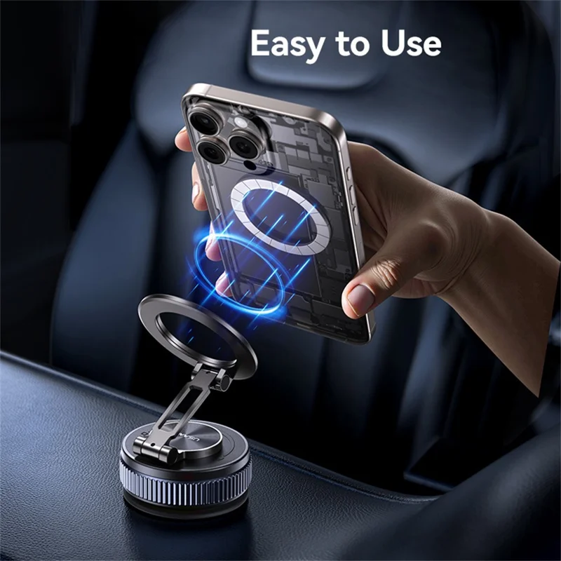 USAMS ZJ084 Vacuum Suction Cup Magnetic Phone Mount Holder 720-Degree Rotation