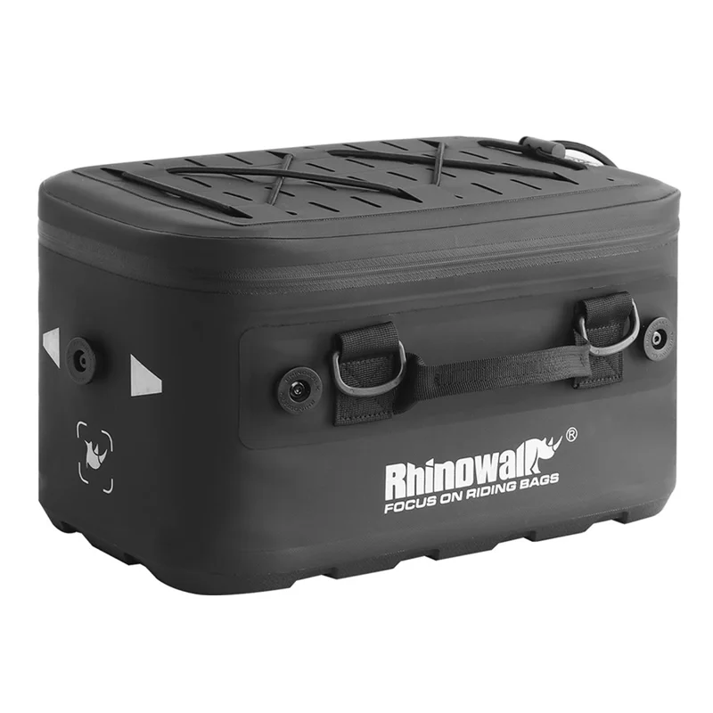 RHINOWALK MFT2306BK 16L Waterproof Side Case Expansion Bag Motorcycle Tail Bag Thermal Insulation with UFO Quick-Release Buckle