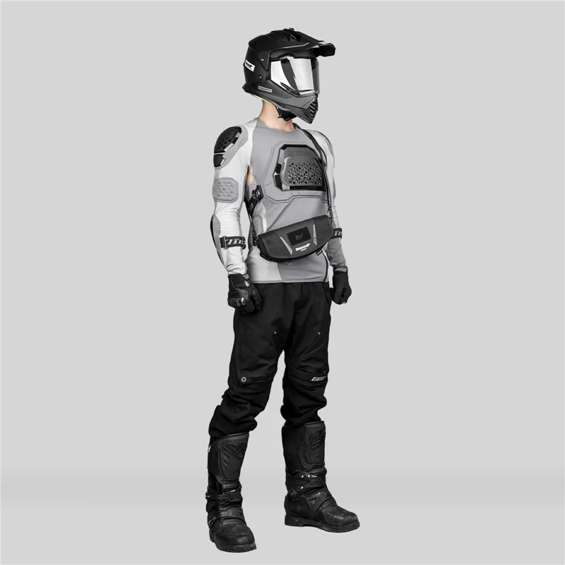 RHINOWALK MJX2010 Motorcycle Handlebar Bag Front Storage Pouch Phone Holder Crossbody Bag for Outdoor