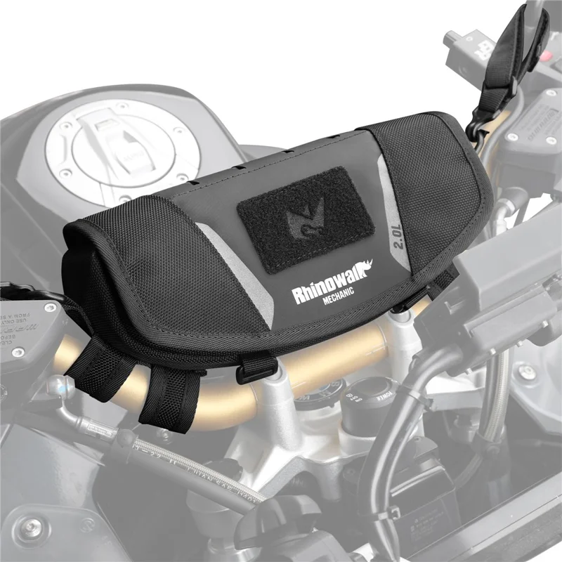 RHINOWALK MJX2010 Motorcycle Handlebar Bag Front Storage Pouch Phone Holder Crossbody Bag for Outdoor