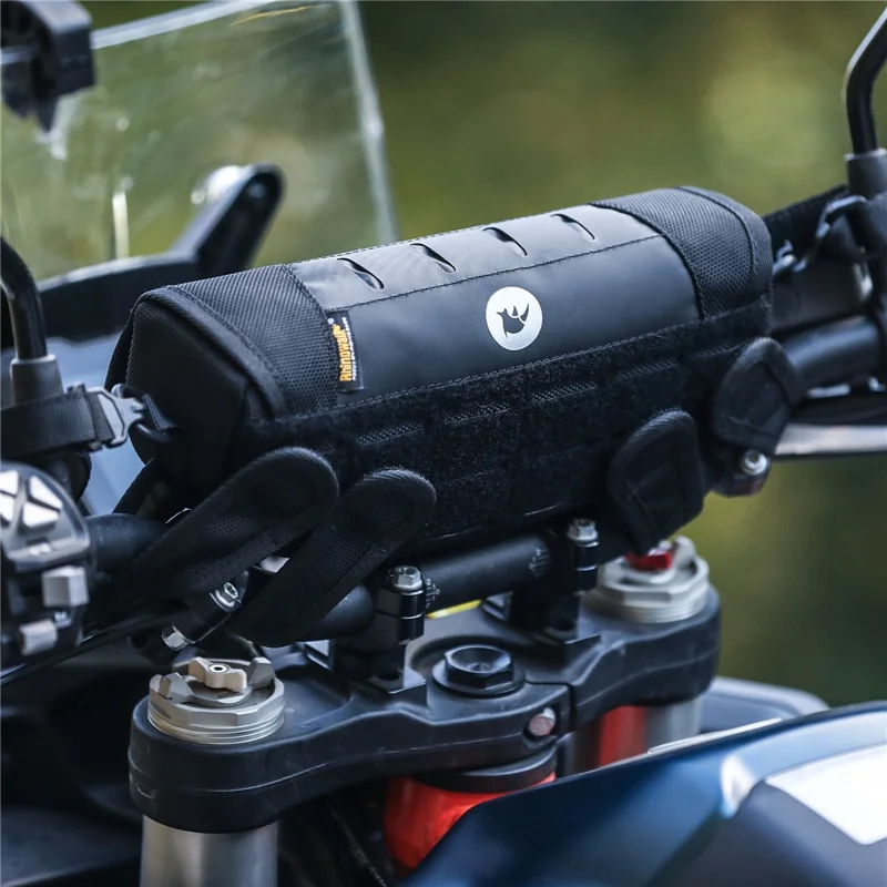 RHINOWALK MJX2010 Motorcycle Handlebar Bag Front Storage Pouch Phone Holder Crossbody Bag for Outdoor
