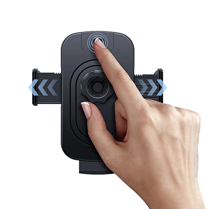 USAMS ZJ086 Car Dashboard Phone Mount One-Touch Release Rotating Phone Holder Support Horizontal / Vertical Views