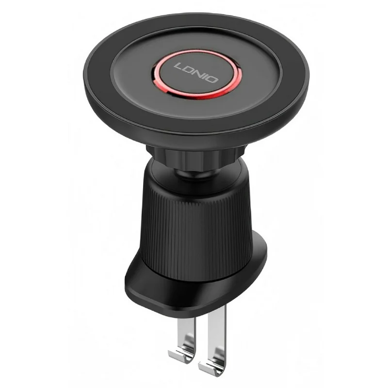 LDNIO MA22 Magnetic Car Phone Holder Strong Magnet Compatible with MagSafe 360 Degree Rotary Air Vent Mount - Red