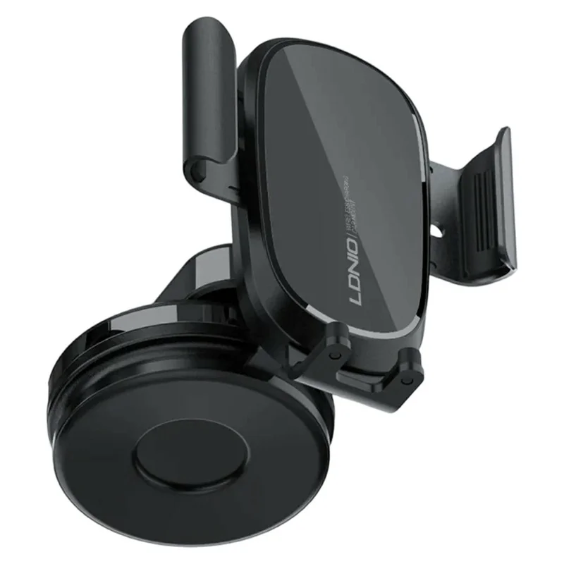 LDNIO MW21 15W Qi Wireless Charging Car Mount Electric Auto-Sensing Auto Clamp Air Vent Phone Holder - Black