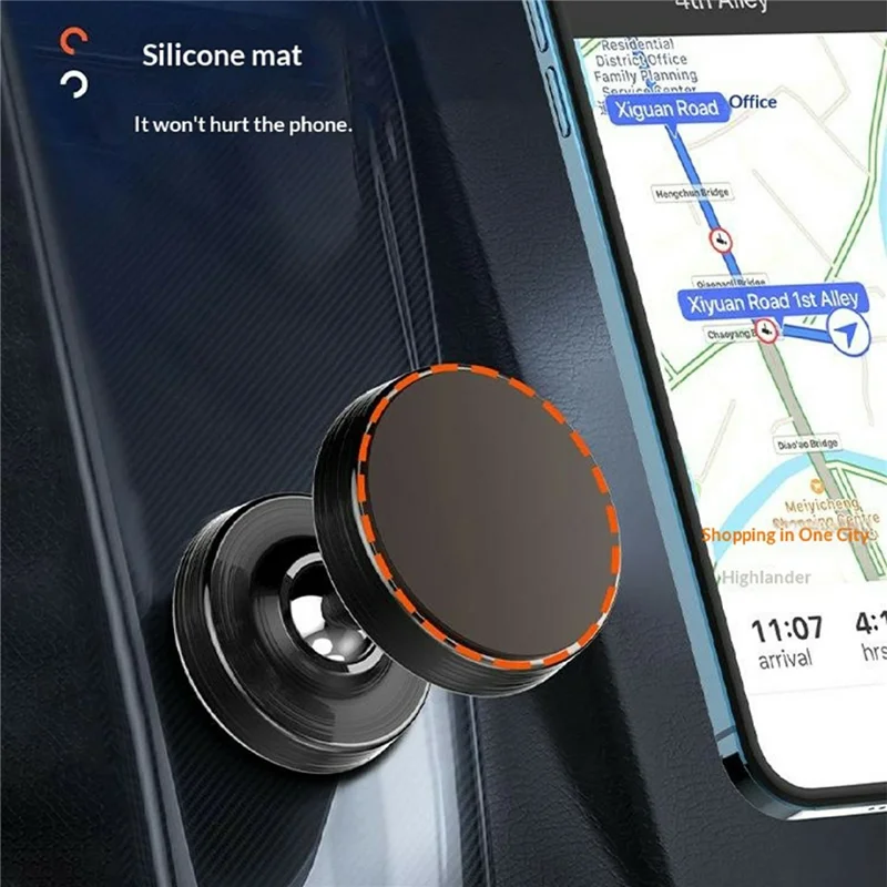 Supporto Magnetico per Telefono Auto Mini LDNIO MG08 con Rotazione a 360° Supporto Universale da Auto e da Tavolo - Nero