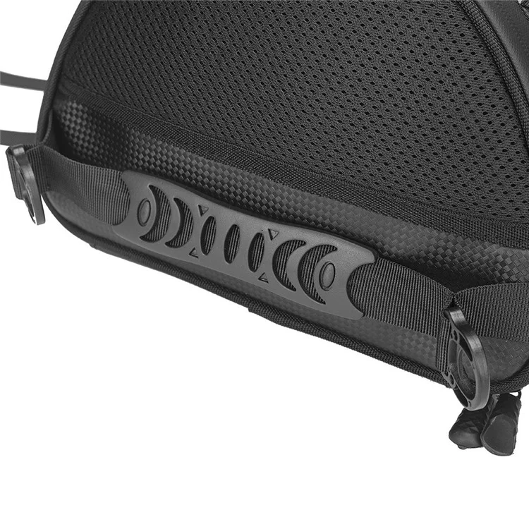 RZAHUAHU 13L Bolsa Trasera Impermeable para Motocicleta Capacidad Grande Cáscara Dura Multifuncional Bolso de Cola para Motocicleta