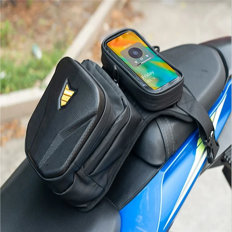 RZAHUAHU Motorcycle Leg Side Bag Waterproof Large Capacity Touch Screen Phone Pocket Fanny Pack Waist Bag