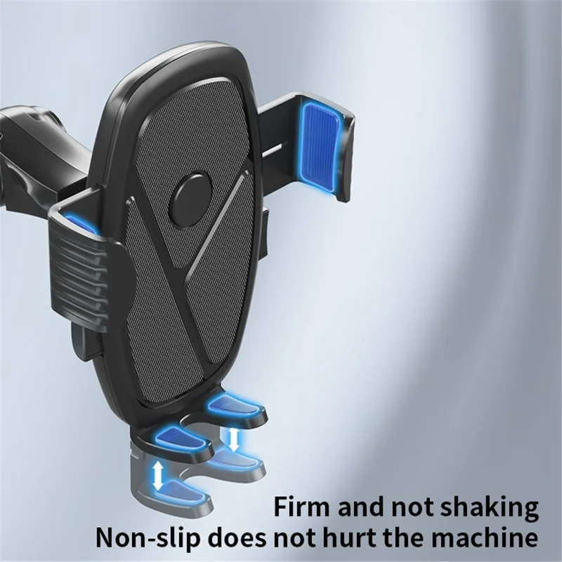 XZ3+JZ3 Car Dashboard / Windshield Mount Three Segment Nano Suction Cup Base Automatic Clamping Phone Holder Bracket