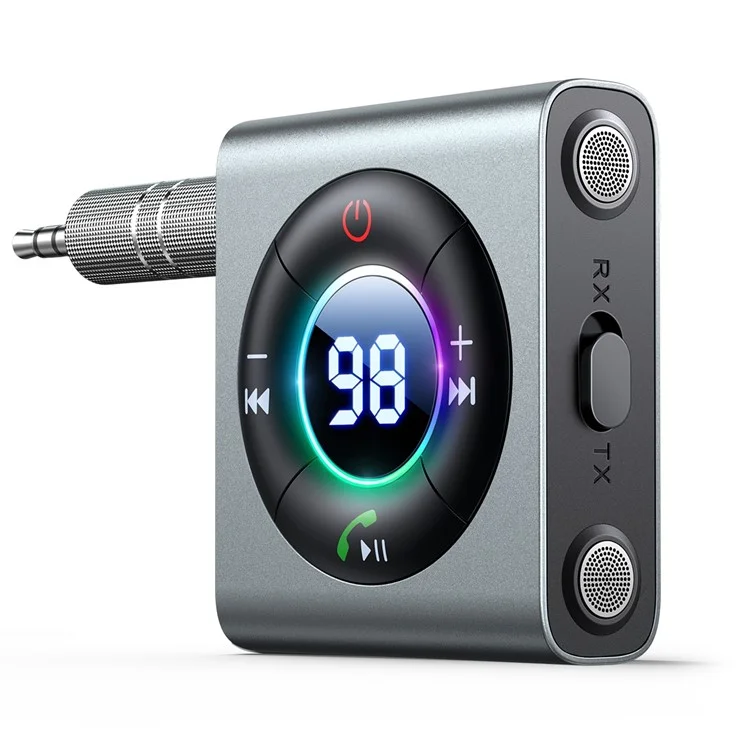 Joyroom JR-CB2 Car Bluetooth Adaptador de 3.5 mm Aux Música de Audio Receptor Inalámbrico / Transmisor Adaptador de Llamadas Manos Libres