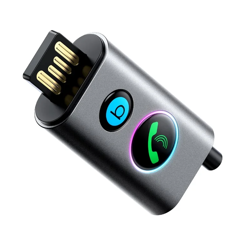 JOYROOM JR-CB7 Wireless Receiver for Car Deep Bass Sound AUX Bluetooth-compatible Adapter 3.5mm Jack Kit Support TF Card