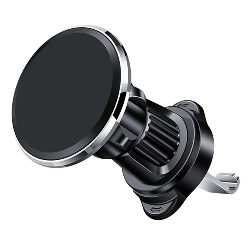 9783 Car Magnetic Cell Phone Holder Car Air Vent Phone Clip Mount Navigation Bracket - Silver