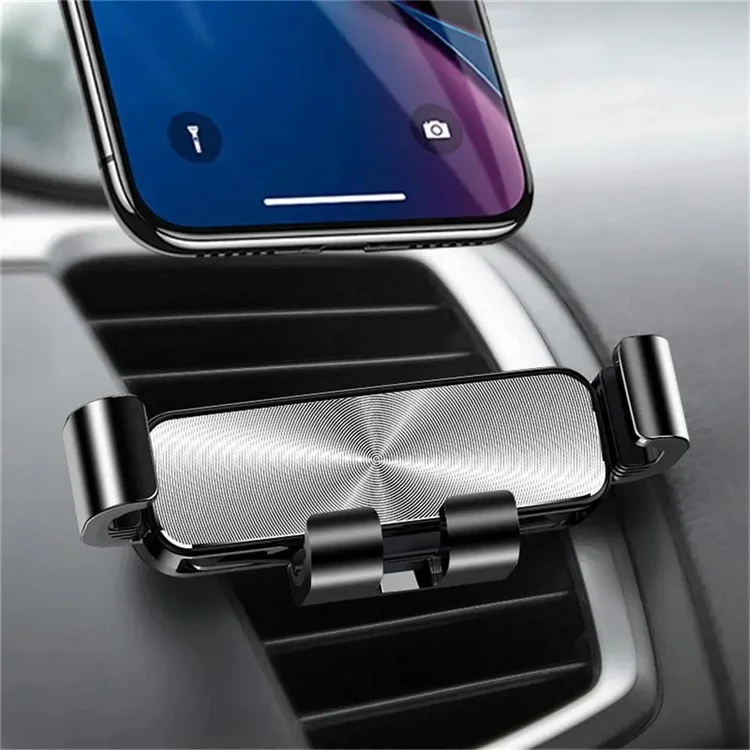 CD Texture Car Air Outlet Gravity Phone Holder 360 Gradi Ruotabile Supporto per Cellulare