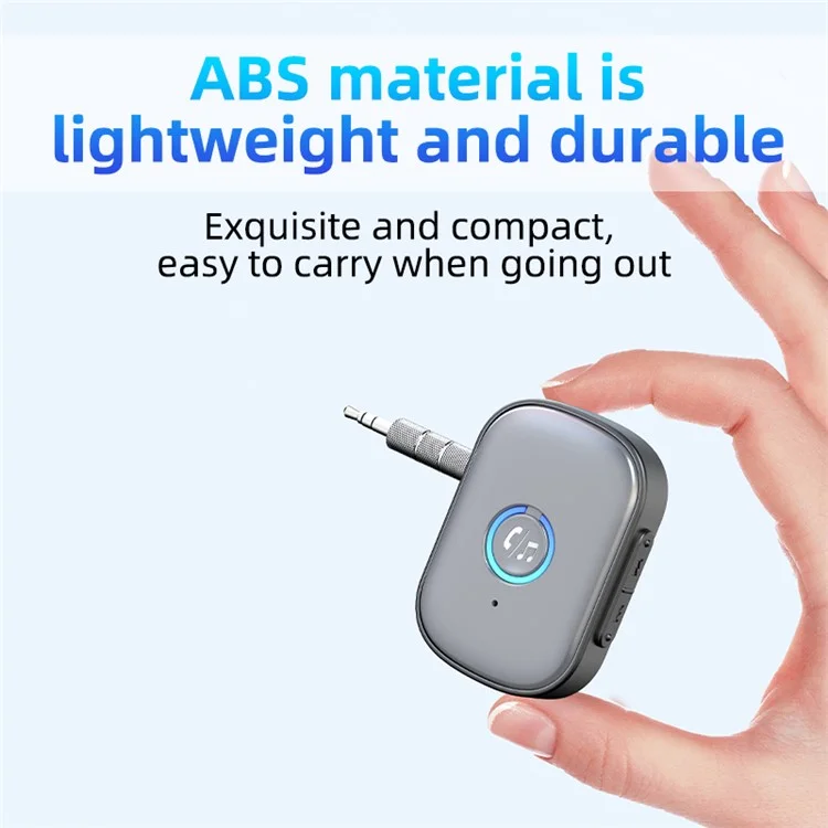 W1 Hände frei AUX Auto Bluetooth Receiver Tragbar Mini BT 5.3 Receiver Auto Audio Adapter