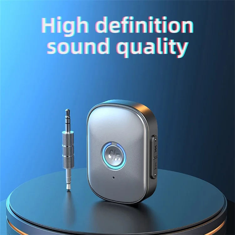 W1 Hände frei AUX Auto Bluetooth Receiver Tragbar Mini BT 5.3 Receiver Auto Audio Adapter