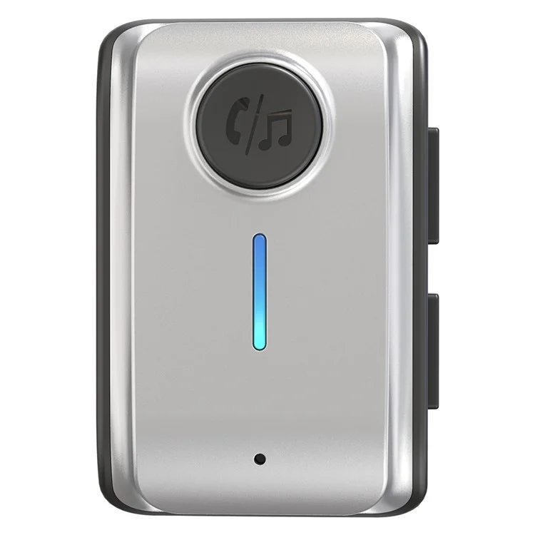 Receptor de Bluetooth para Carro W2 Hands Free AUX Portátil BT 5.3 com Entrada Tipo-C e Slot para Cartão TF