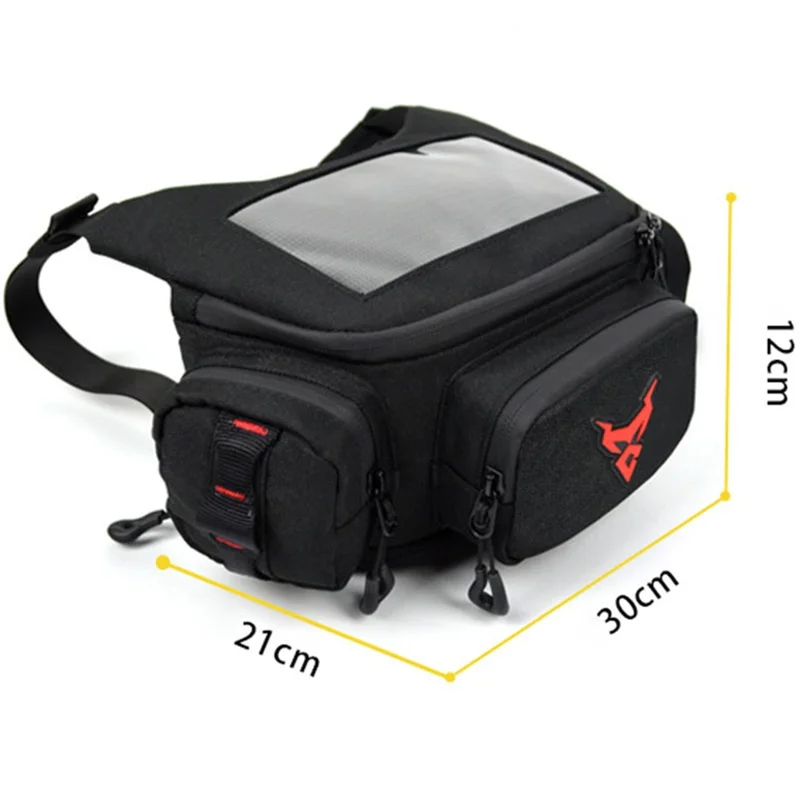 MOTOCENTRIC 11-MC-0117 Motorcycle Handlebar Bag E-Bike Front Hanging Bag Waterproof Riding Storage Bag - Blue