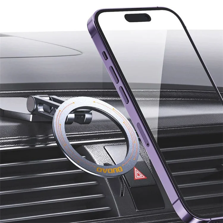 DUDAO F17+ Car Dashboard Magnetic Phone Holder Stand for iPhone 16 / 16 Plus / 16 Pro / 16 Pro Max