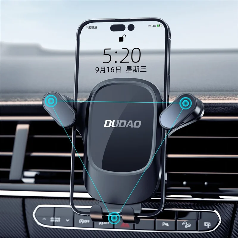 DUDAO F5Pro ABS Car Air Outlet Phone Holder Rotatable Cellphone Bracket