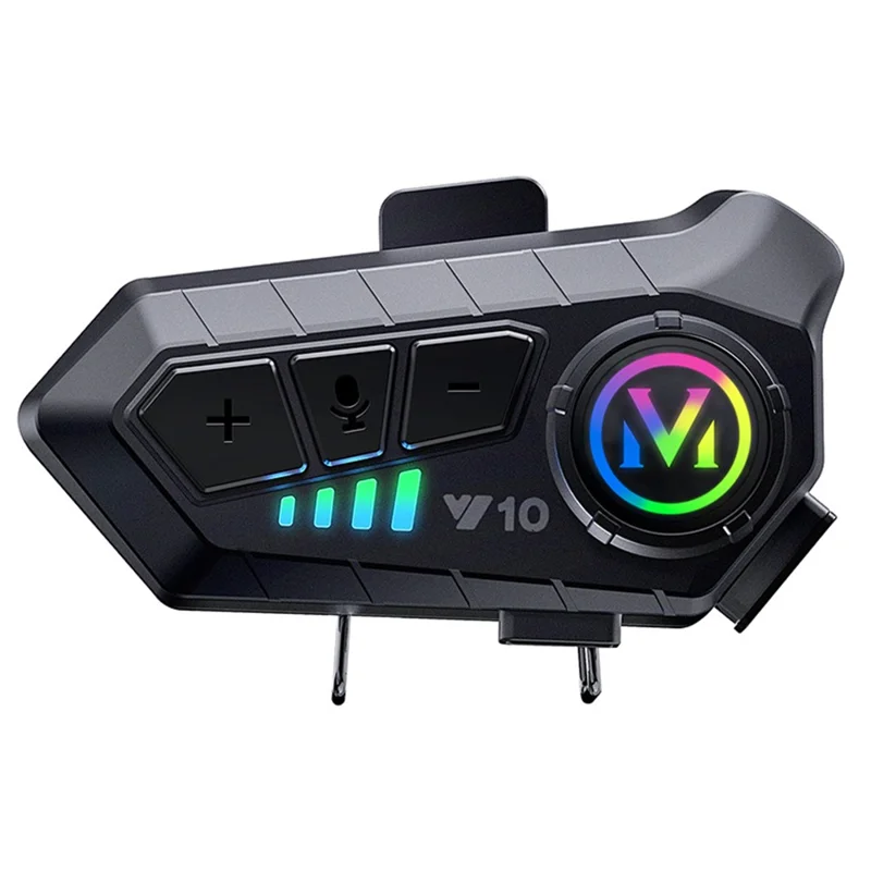 Y10 Motorcycle Helmet Speakers Music Sharing Double Noise Cancellation Helmet Headphone - Hard Microphone