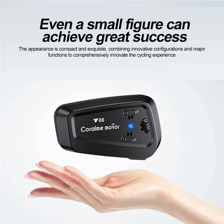 Y06 Motorcycle Helmet Bluetooth-compatible Headset Waterproof Noise Reduction Wireless Bluetooth-compatible Headphones - Hard Microphone