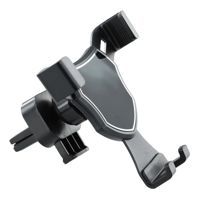 Car Air Outlet Phone Holder 360 Degree Rotating Phone Bracket for iPhone 16 / 16 Plus / 16 Pro / 16 Pro Max - Mirror Black