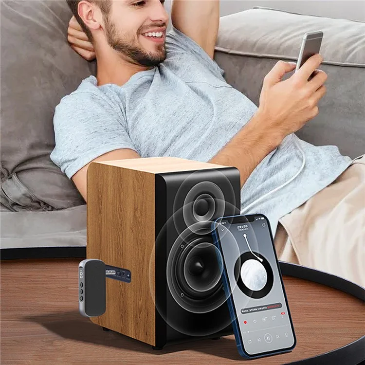 GR11-JL Wireless Bluetooth 5.3 Adapter Metallischer Audioempfänger-Sender, Unterstützung für 2 Telefone