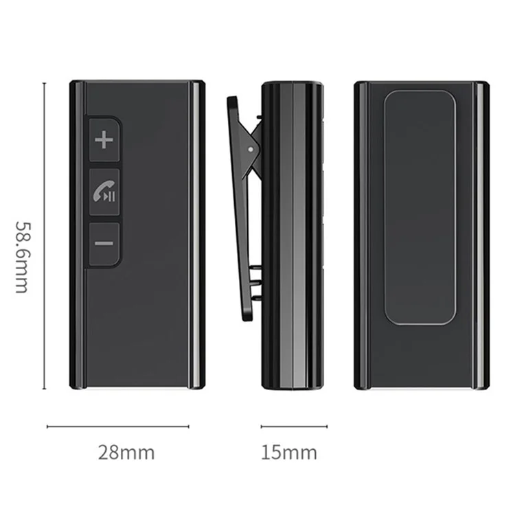 GR13 Car Bluetooth-compatible Adapter Power Digital Display Audio Music Wireless Receiver Hands-free Call Adapter