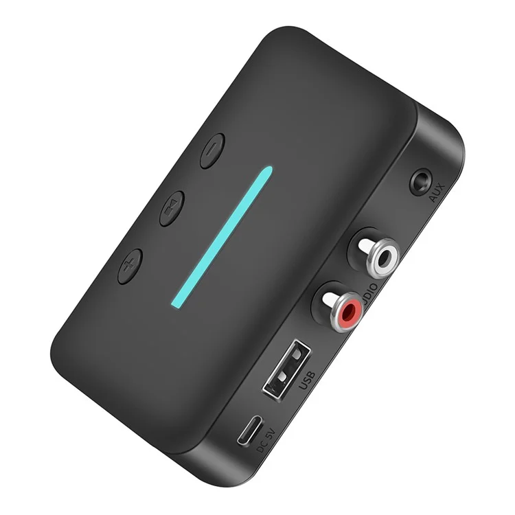 T88 5,3 Bluetooth Audioempfänger-Adapter NFC Kabelloser Bluetooth-Extender 3,5 mm AUX-Lautsprecher 