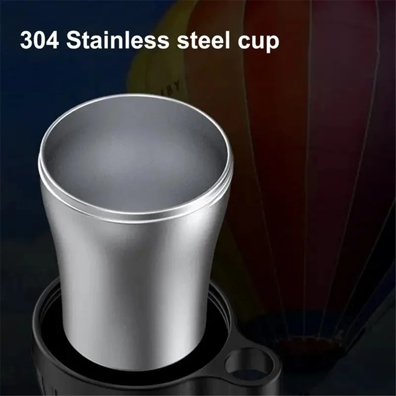 JY-G204 ABS+Stainless Steel Car Cup Holder Meal Tray Drink Cup Storage Rack with Aromatherapy Function