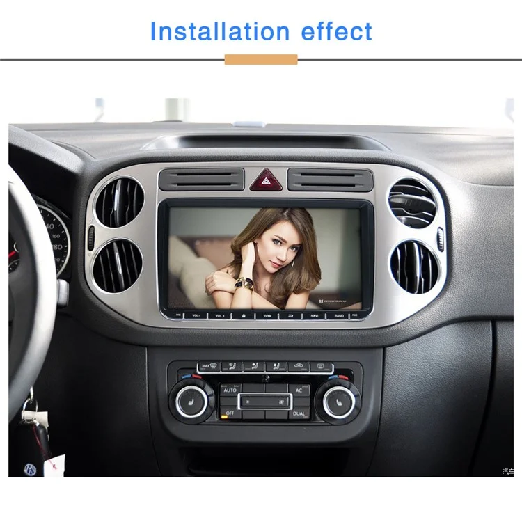 RH-753E For Golf MK5 / Polo / Passat / Jetta 1G+16G 9-inch HD Multimedia Player Car FM Radio Android 13 Carplay Music Video Player