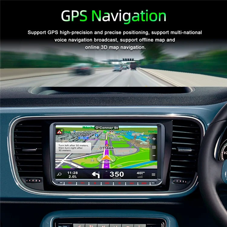 RH-753F For Golf MK5 / Polo / Passat / Jetta 1G+32G 9-inch HD Multimedia Player Car FM Radio Android 13 Carplay Music Video Player